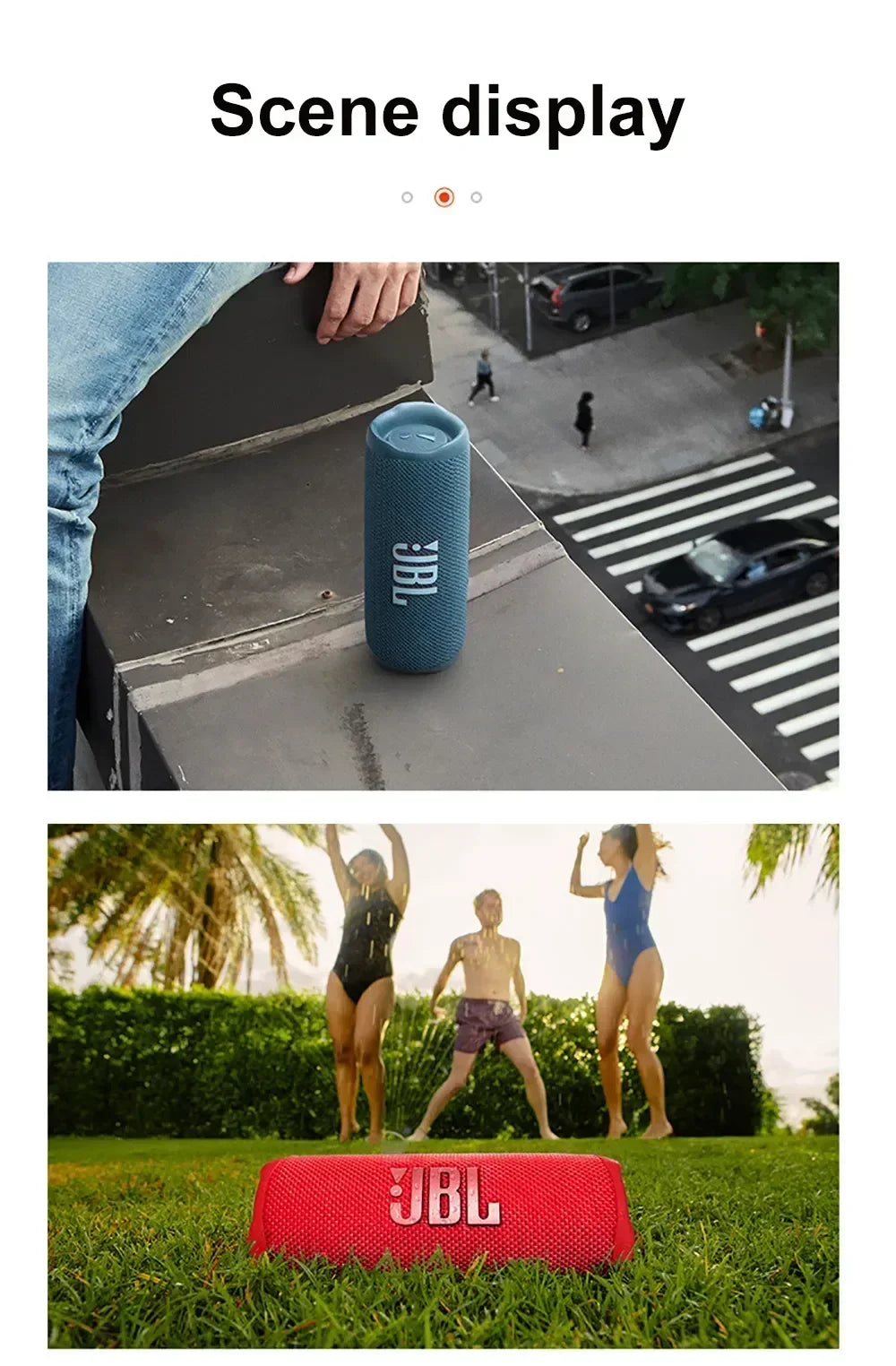 JBL FLIP 6 Wireless Bluetooth Speaker Portable IPX7 FLIP6 Waterproof Outdoor Stereo Bass Music Track Speaker Independent Tweeter