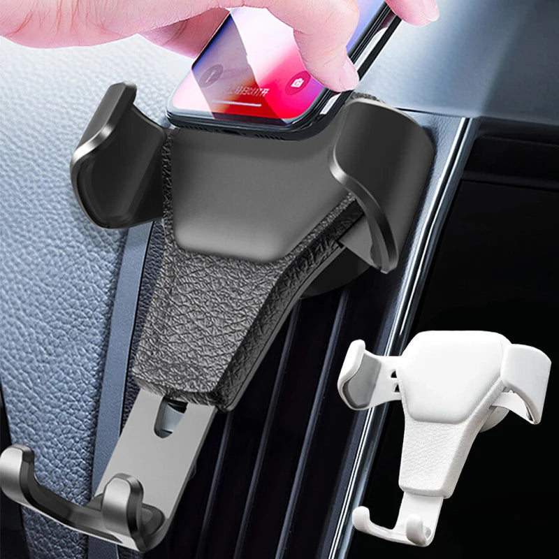 Gravity Car Phone Holder Air Vent Clip Mount Mobile Cell Phone Stand GPS Smartphone Support Car Air Outlet Mobile Phone Holder